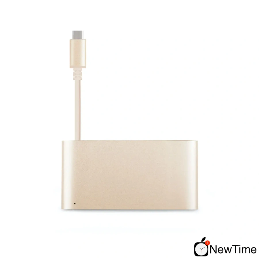 Адаптер Moshi USB-C Multiport Adapter Satin Gold (99MO084206)